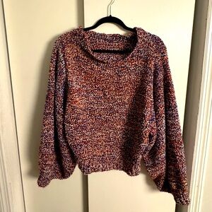 Cozy Sweater with Dramatic Sleeves